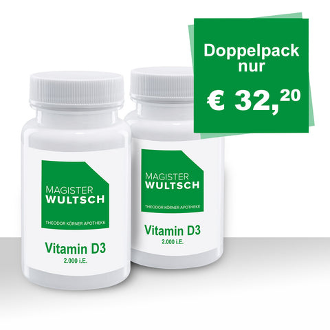 Mag.Wultsch Vitamin D3 Kapseln - 2.000 i.E. Doppelpackung