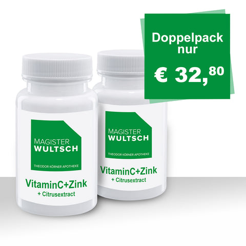 Mag.Wultsch Vitamin C + Zink + Citrusextrakt Doppelpackung