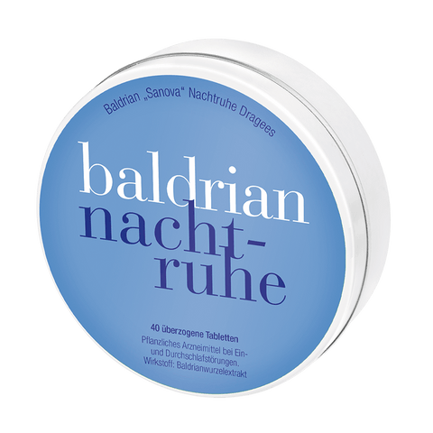 Sanova Baldrian Nachtruhe Dragees - Theodor Koerner Apotheke Graz